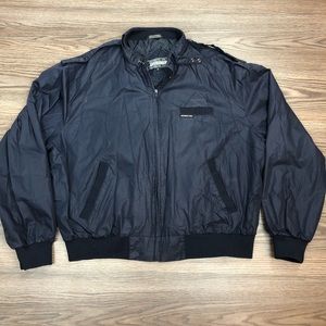 Members Only Navy Windbreaker Jacket